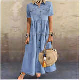 Robe Longue en Jean Yveline