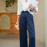 Pantalon Femme en Satin Lurneal