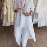 Ensemble Long en Lin pour Femme Elenia