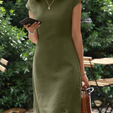 Robe Courte Décontractée Perline