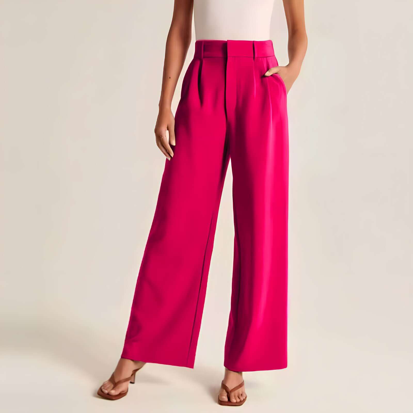Pantalon Femme Wide Leg en Tailleur Lovelace