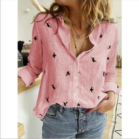 Chemise Basique en Cachemire Mouche