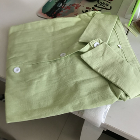 Chemise Basique en Cachemire Mouche