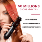 GlamWave Brosse Lissante Portable et Rechargeable