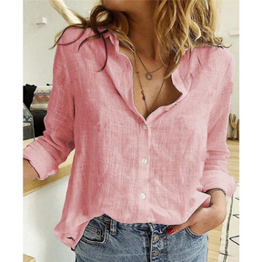 Chemise Basique en Cachemire Mouche