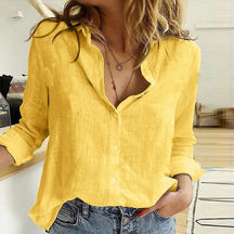 Chemise Basique en Cachemire Mouche