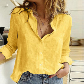 Chemise Basique en Cachemire Mouche