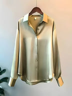 Chemise Basique en Satin Oslo
