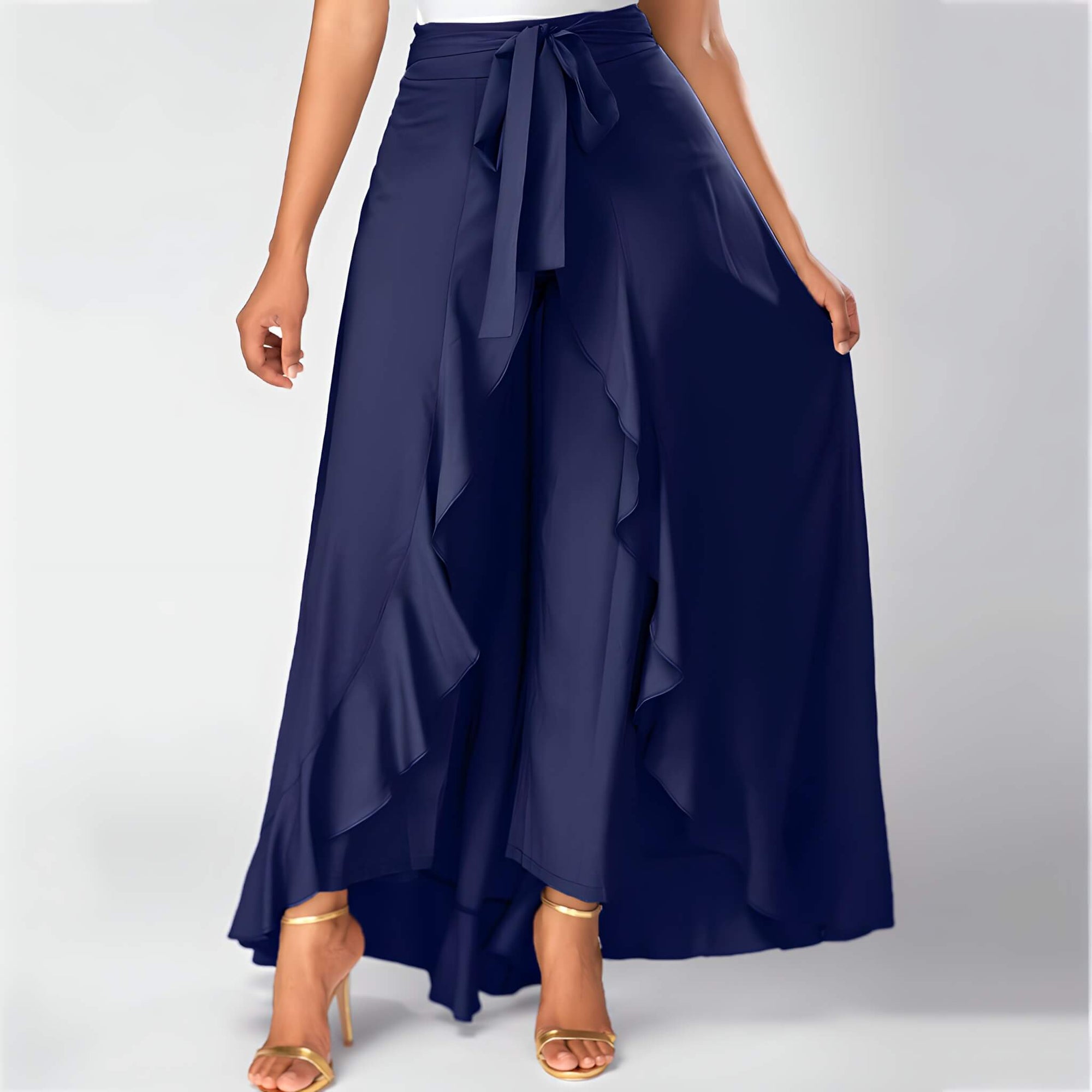 Pantalon Pantalonne à Volants Ruffles