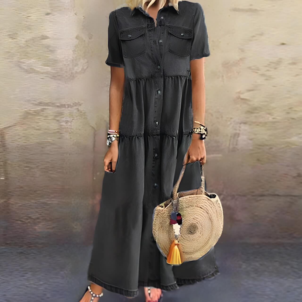 Robe Longue en Jean Yveline