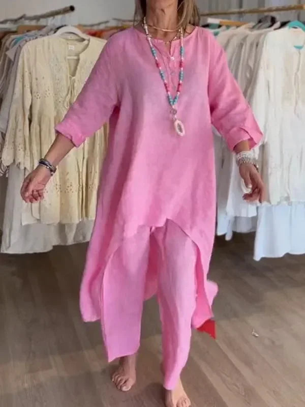 Ensemble Long en Lin pour Femme Elenia