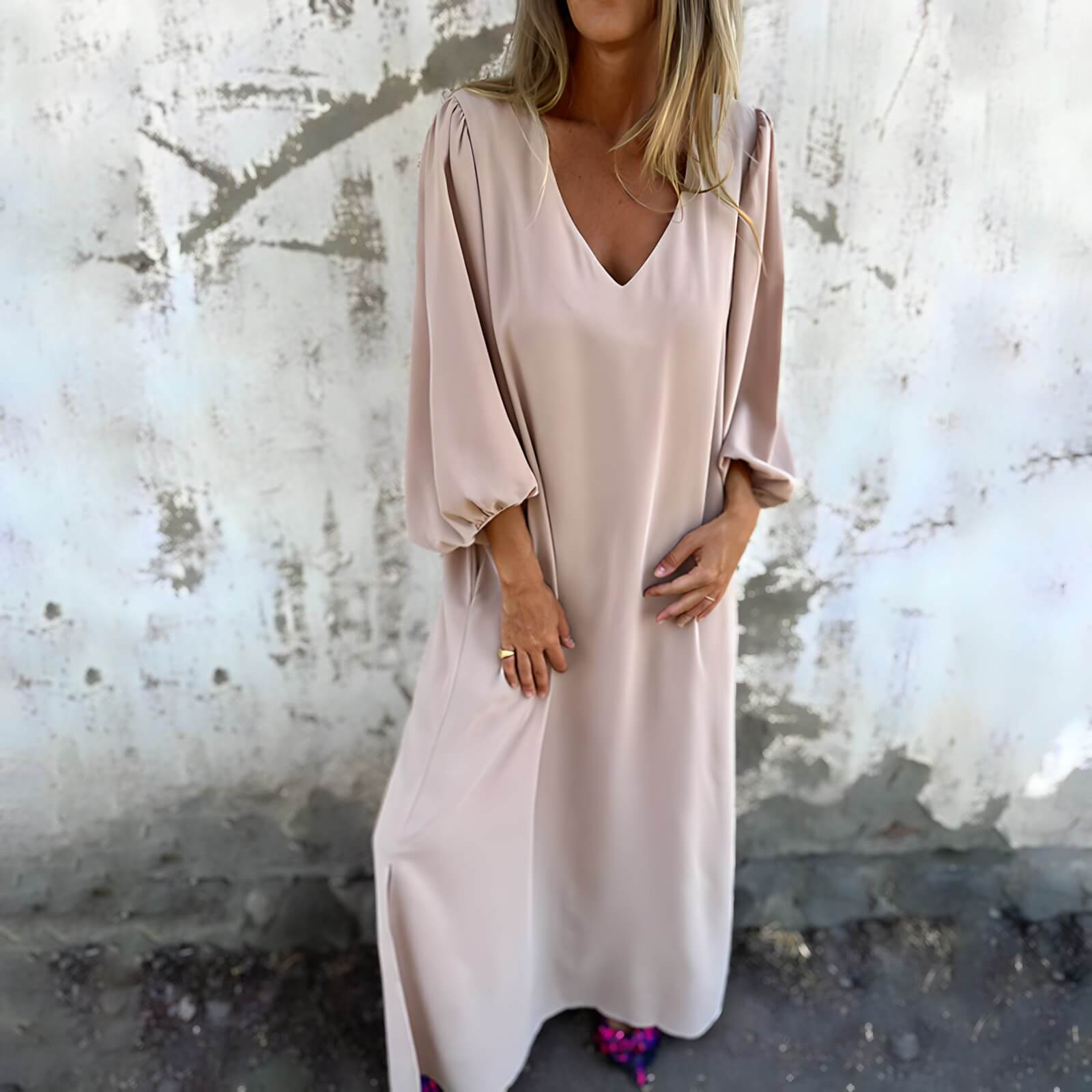 Robe Longue Élégante Rilene