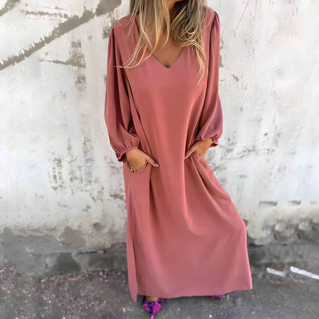 Robe Longue Élégante Rilene