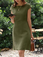 Robe Courte Décontractée Perline