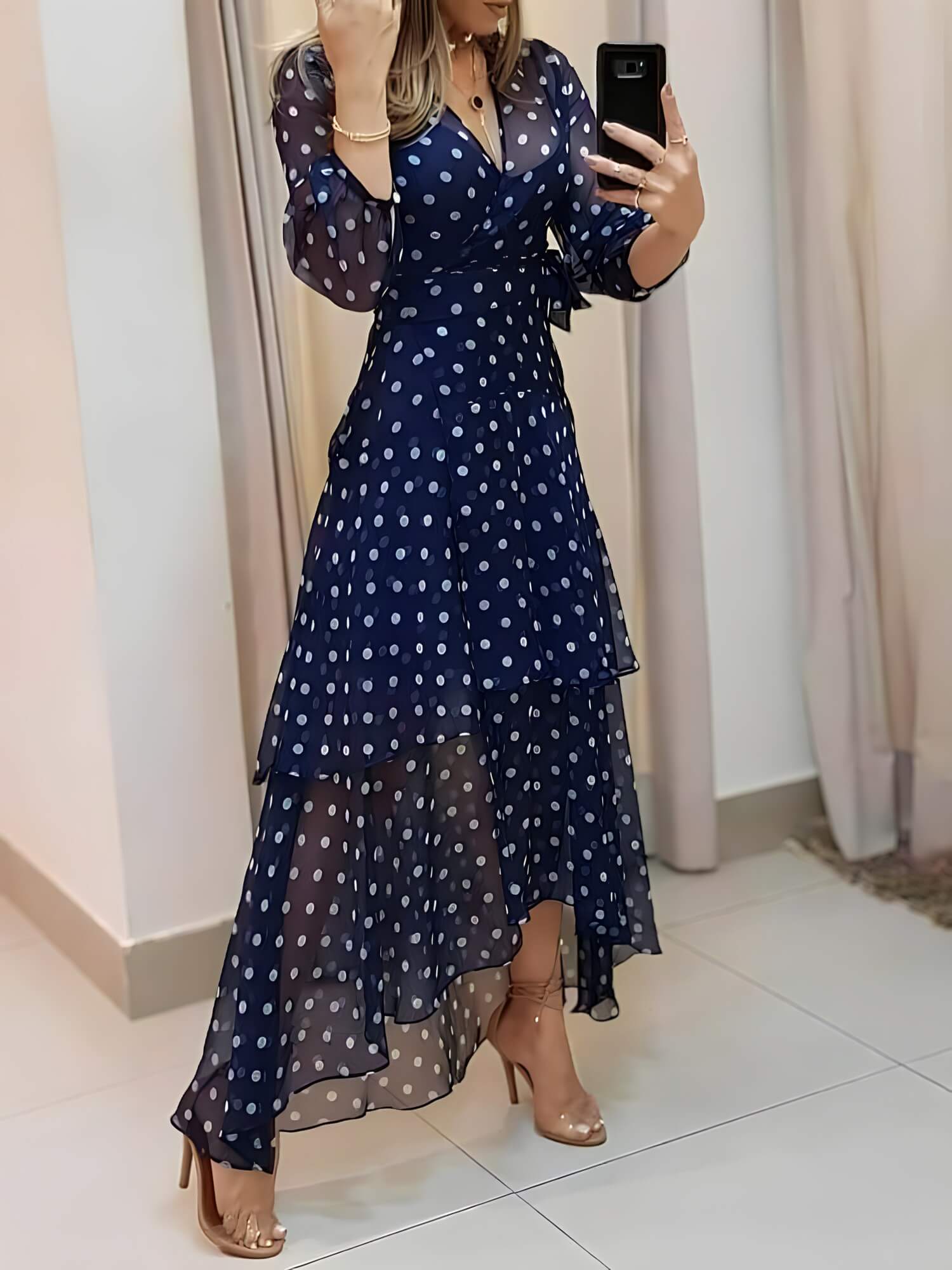 Robe Longue Portefeuille Galine