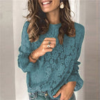 Blouse Décontractée en Dentelle Corindo
