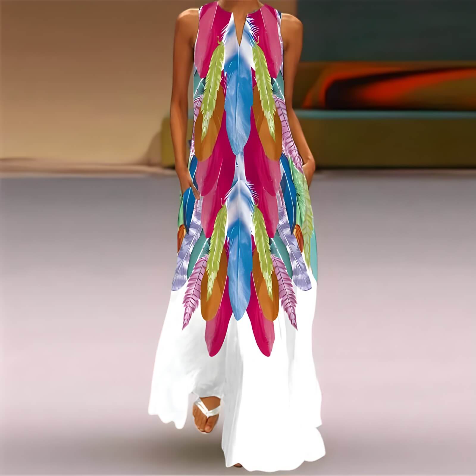 Robe Longue Décontractée Ralena
