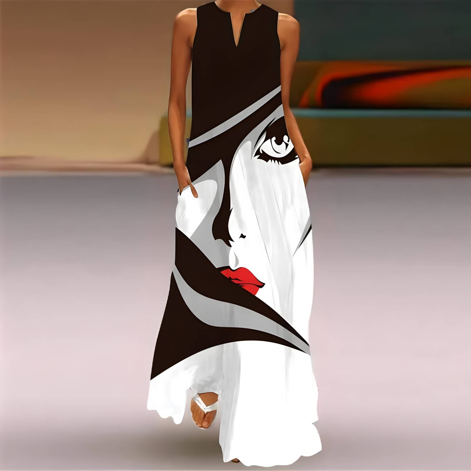 Robe Longue Décontractée Qelis