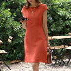 Robe Courte Décontractée Perline