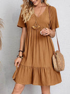 Robe Courte en Lin Zorane