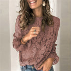 Blouse Décontractée en Dentelle Corindo