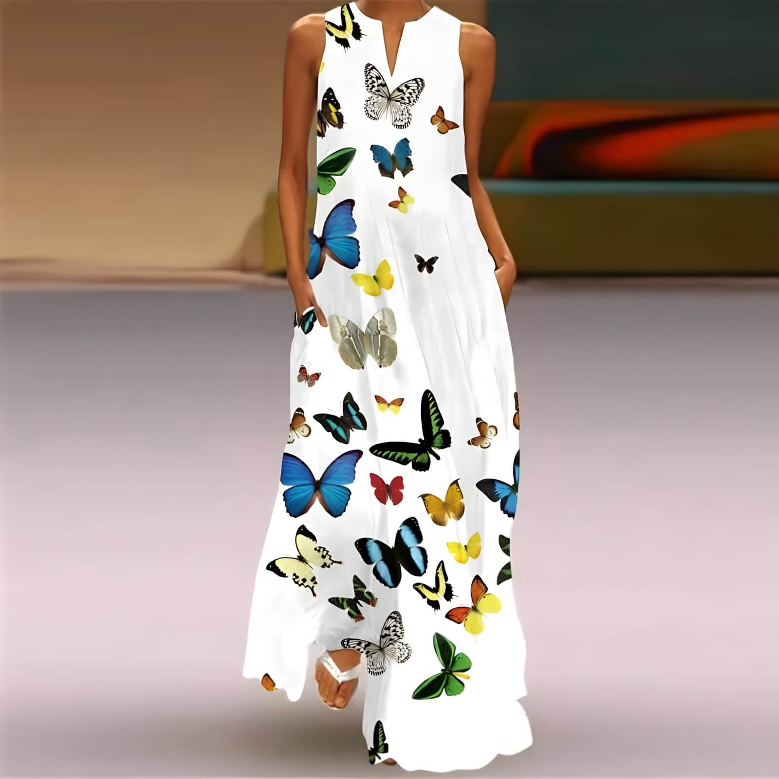 Robe Longue Décontractée Ralena