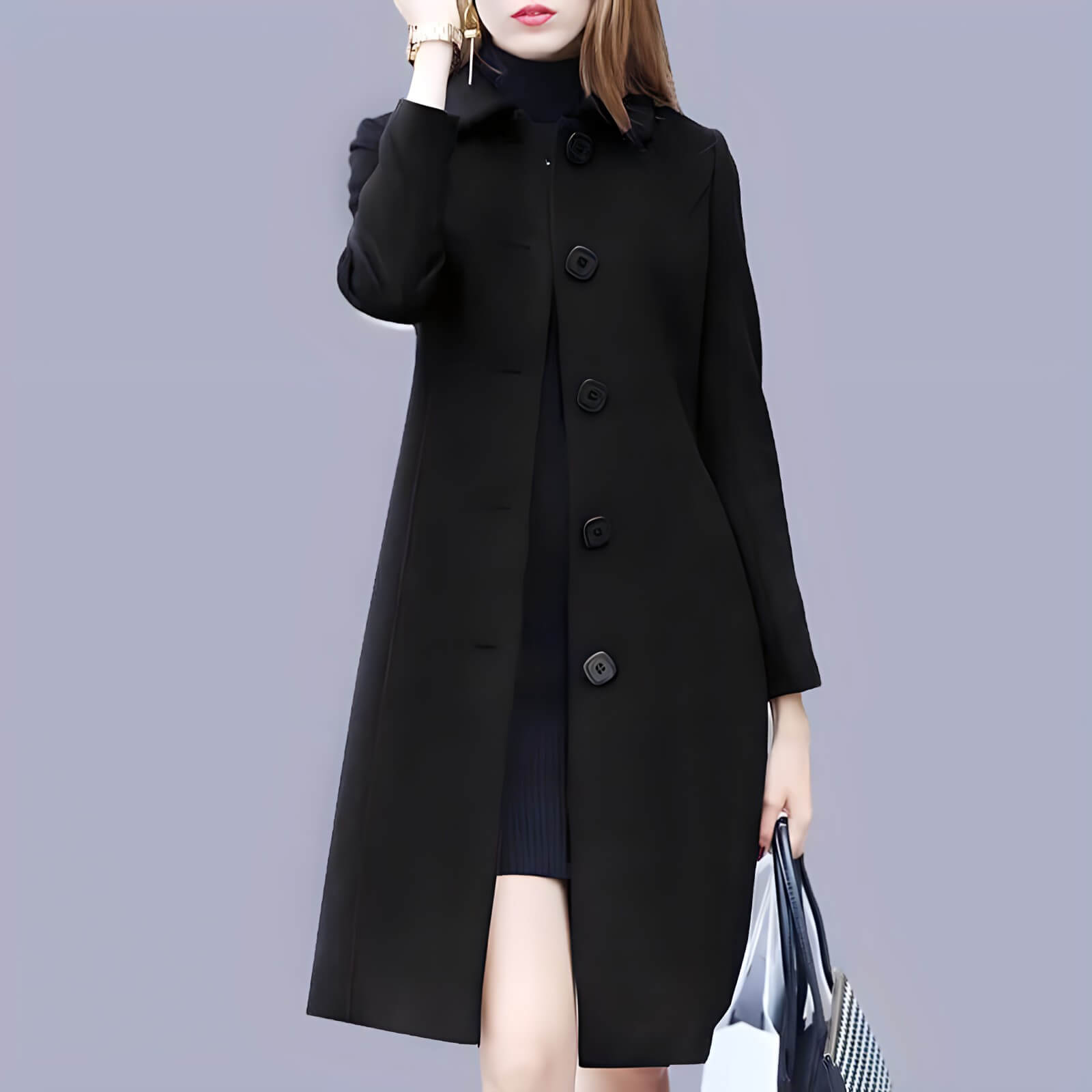 Manteau en Laine Foulée Isla