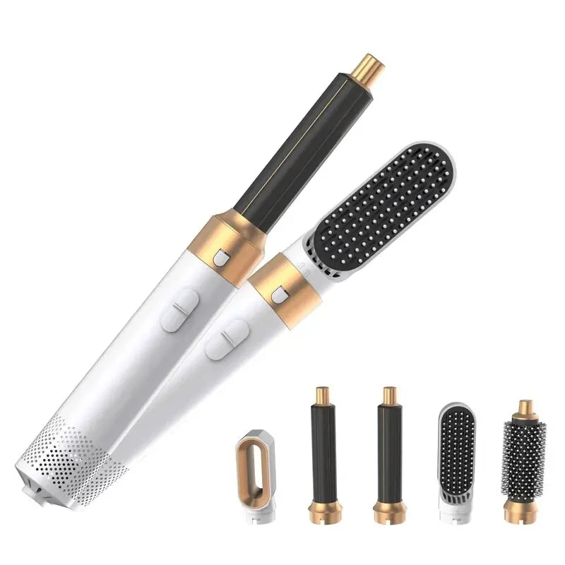 Air Glam Pro 5 en 1 - Sèche, Lisse, Crée des Boucles et Volume