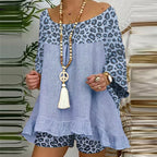 Ensemble Blouse et Short en Lin Pour Femme Urena