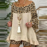 Ensemble Blouse et Short en Lin Pour Femme Urena