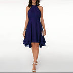 Robe en Chiffon Raela Avec Volants