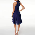 Robe en Chiffon Raela Avec Volants