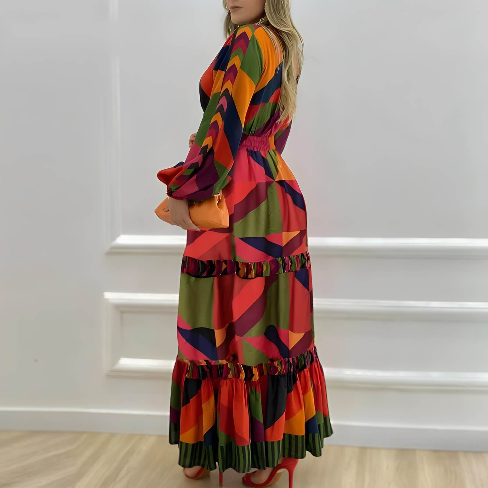 Robe Longue Imprimée Galiana