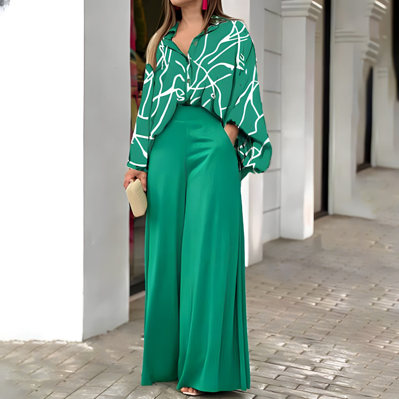 Ensemble Chemise et Pantalon Pour fFemme Zalea