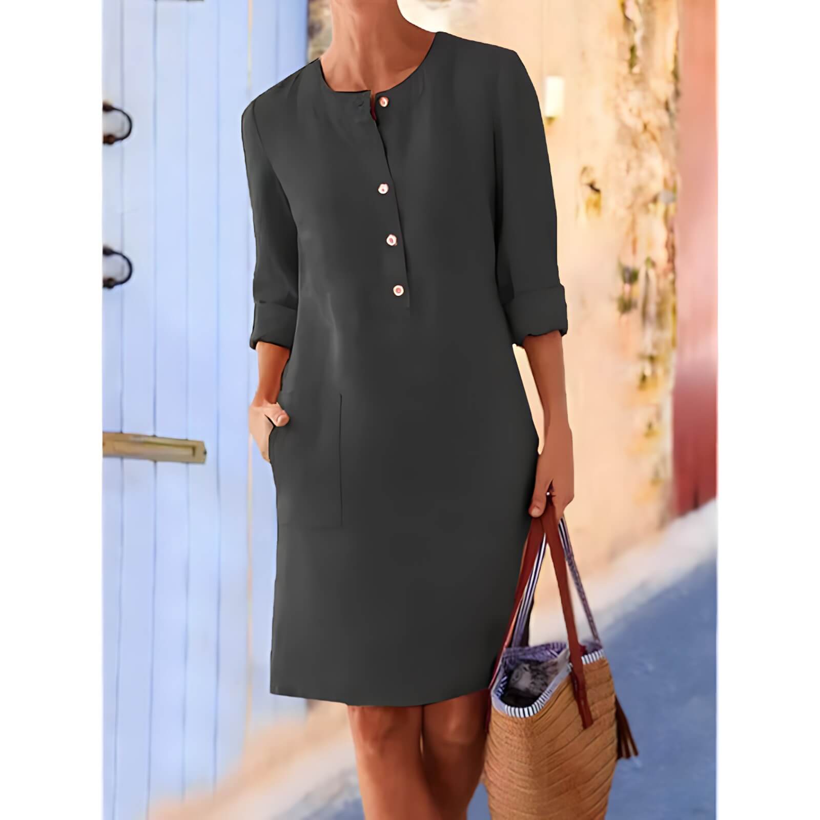 Robe Courte en Lin Cenelia
