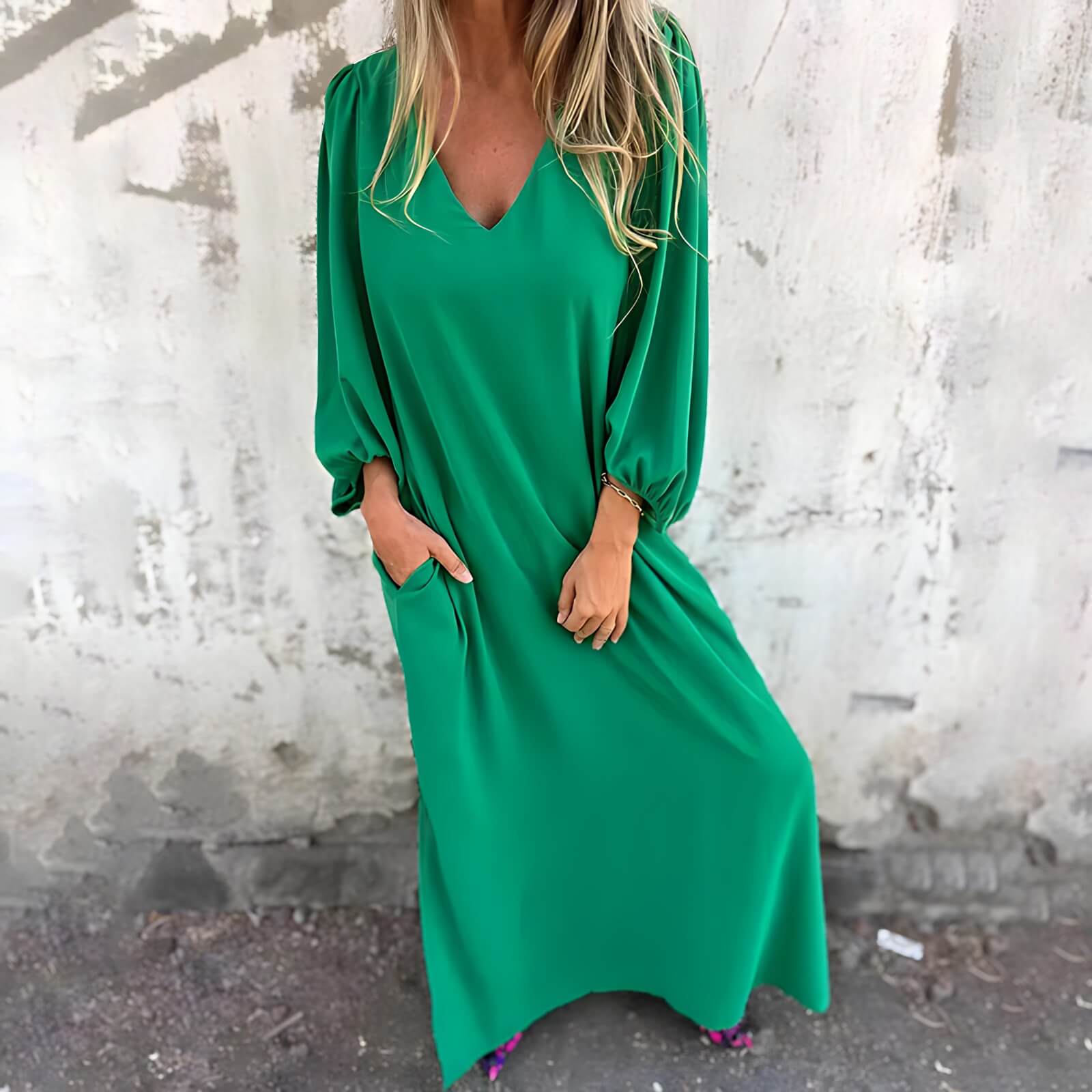 Robe Longue Élégante Rilene