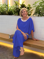 Ensemble Élégant en Chiffon Velia