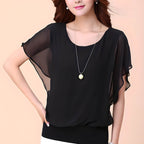 Blouse en Chiffon Nemélia
