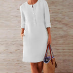 Robe Courte en Lin Cenelia
