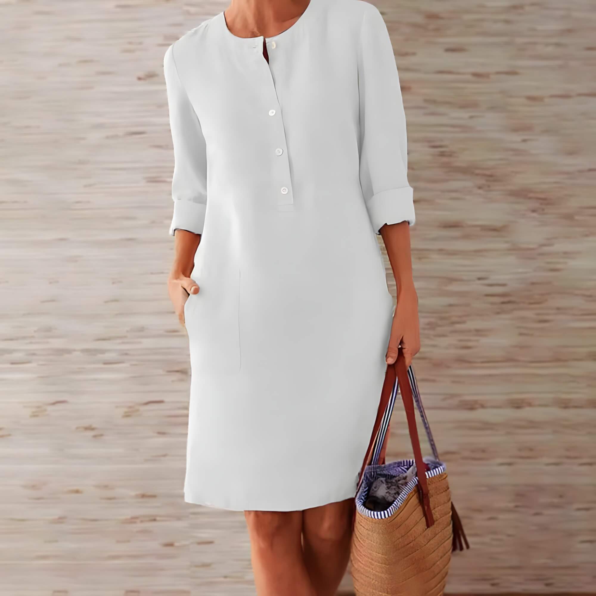 Robe Courte en Lin Cenelia
