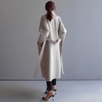 Manteau Long en Laine Foulée Ribera