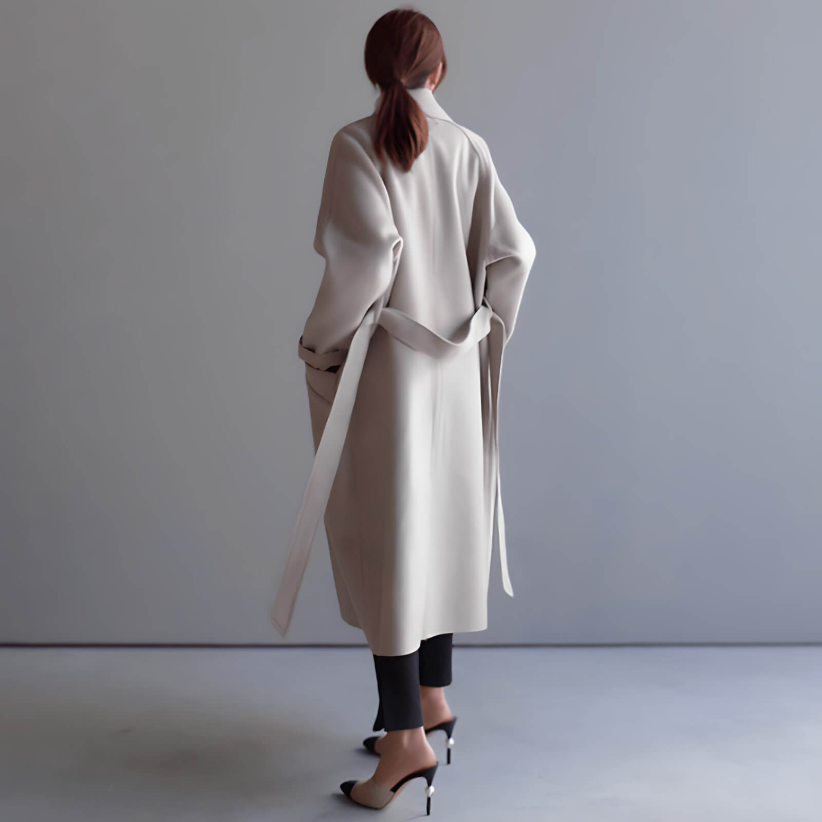 Manteau Long en Laine Foulée Ribera