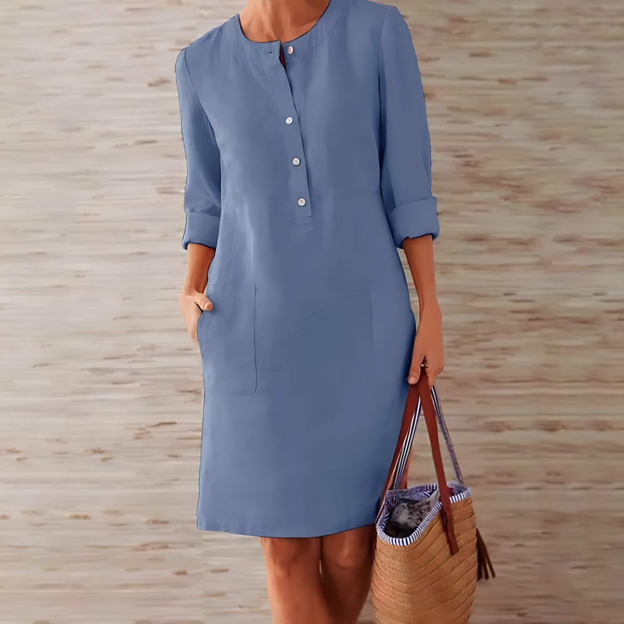 Robe Courte en Lin Cenelia