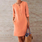 Robe Courte en Lin Cenelia