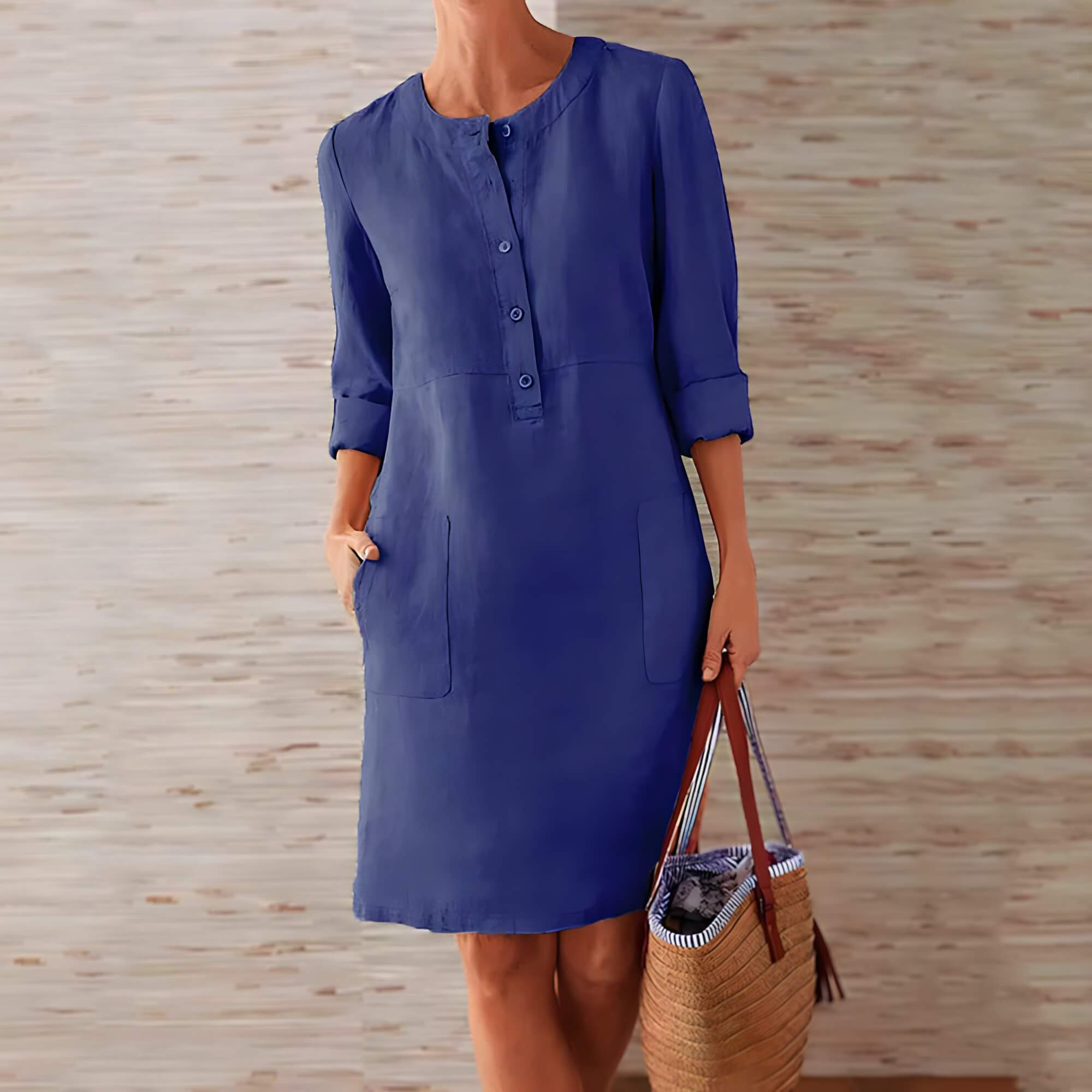 Robe Courte en Lin Cenelia